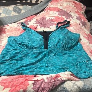 Teal Tankini Top